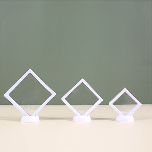 악세사리 필름 액자 케이스+받침 화이트 중 굿즈 전시