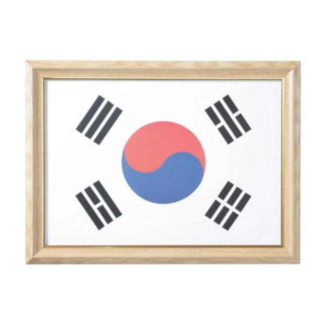 대상액자 태극기액자A3- 원목색 (A3용)